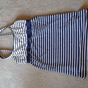 Lands End long tankini top